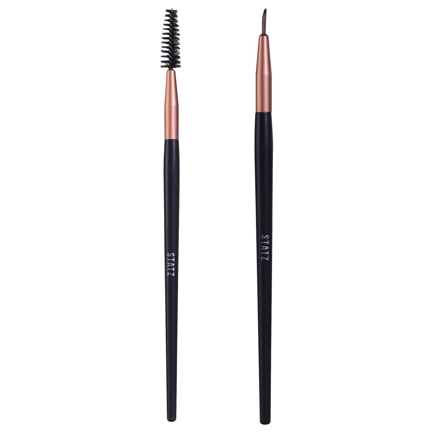 Buy Gary Statz Ergonomic Professional Mascara Brush & Eye Liner Brush - Combo Pack of 2 - Purplle
