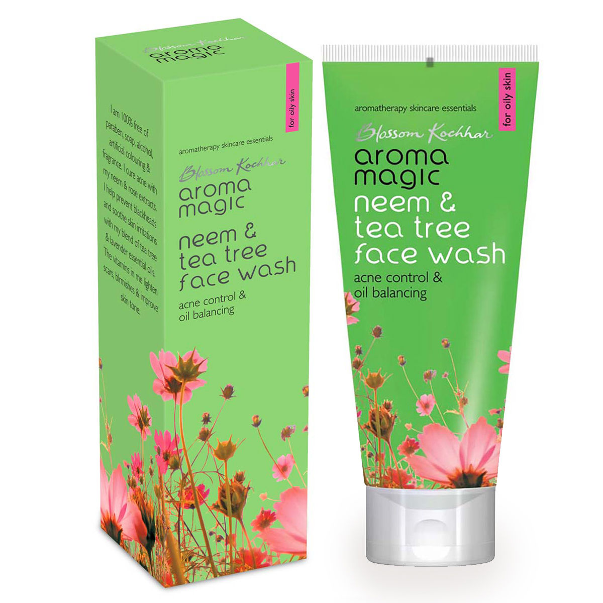 Buy Aroma Magic Neem Tea Tree Face Wash 100 ml Online Purplle