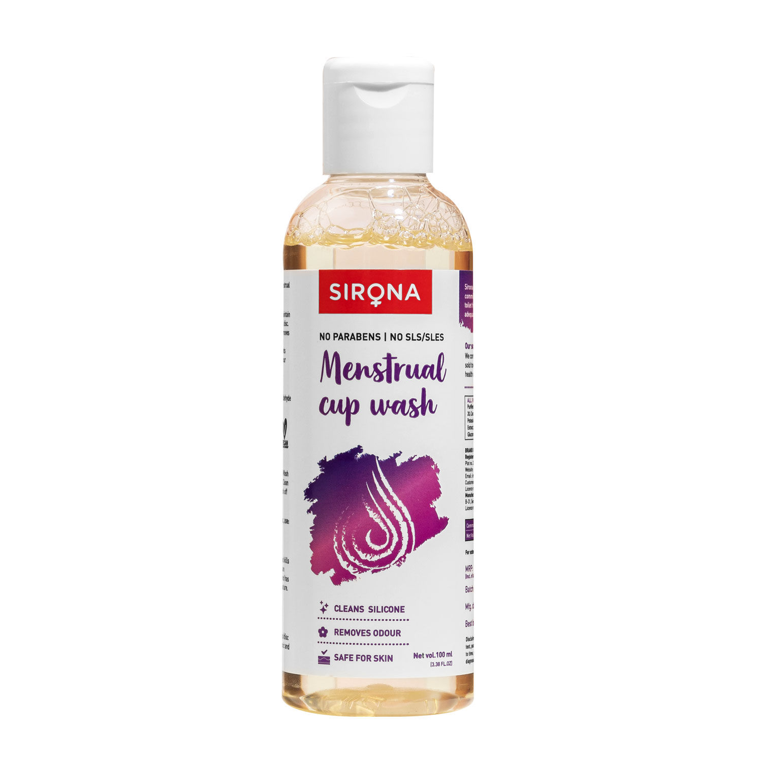 Buy Sirona Hygiene Menstrual Cup Wash - 100 ml - Purplle