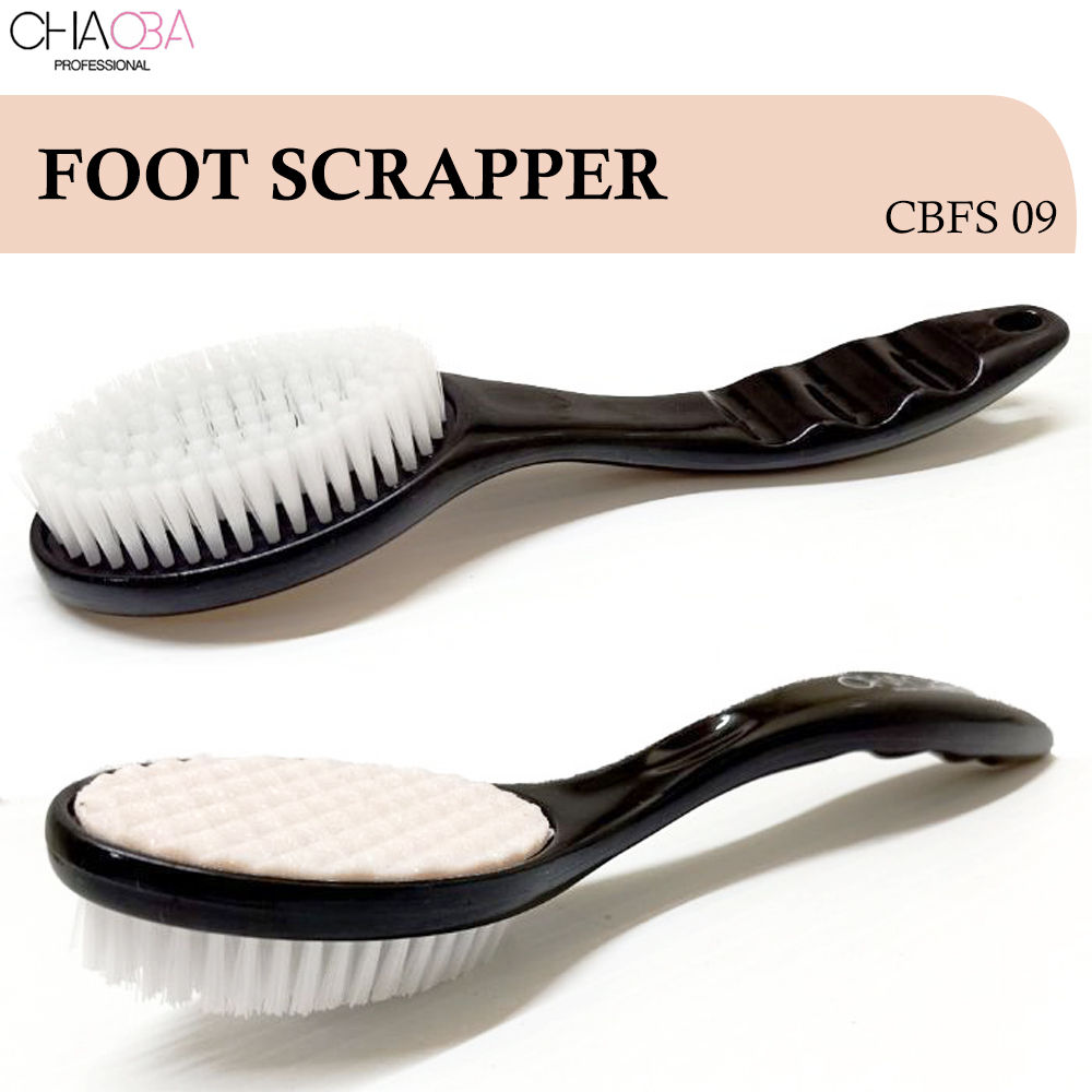 Buy Chaoba 2 in 1 paddle brush with foot scrubber (CBFS-09) - Purplle