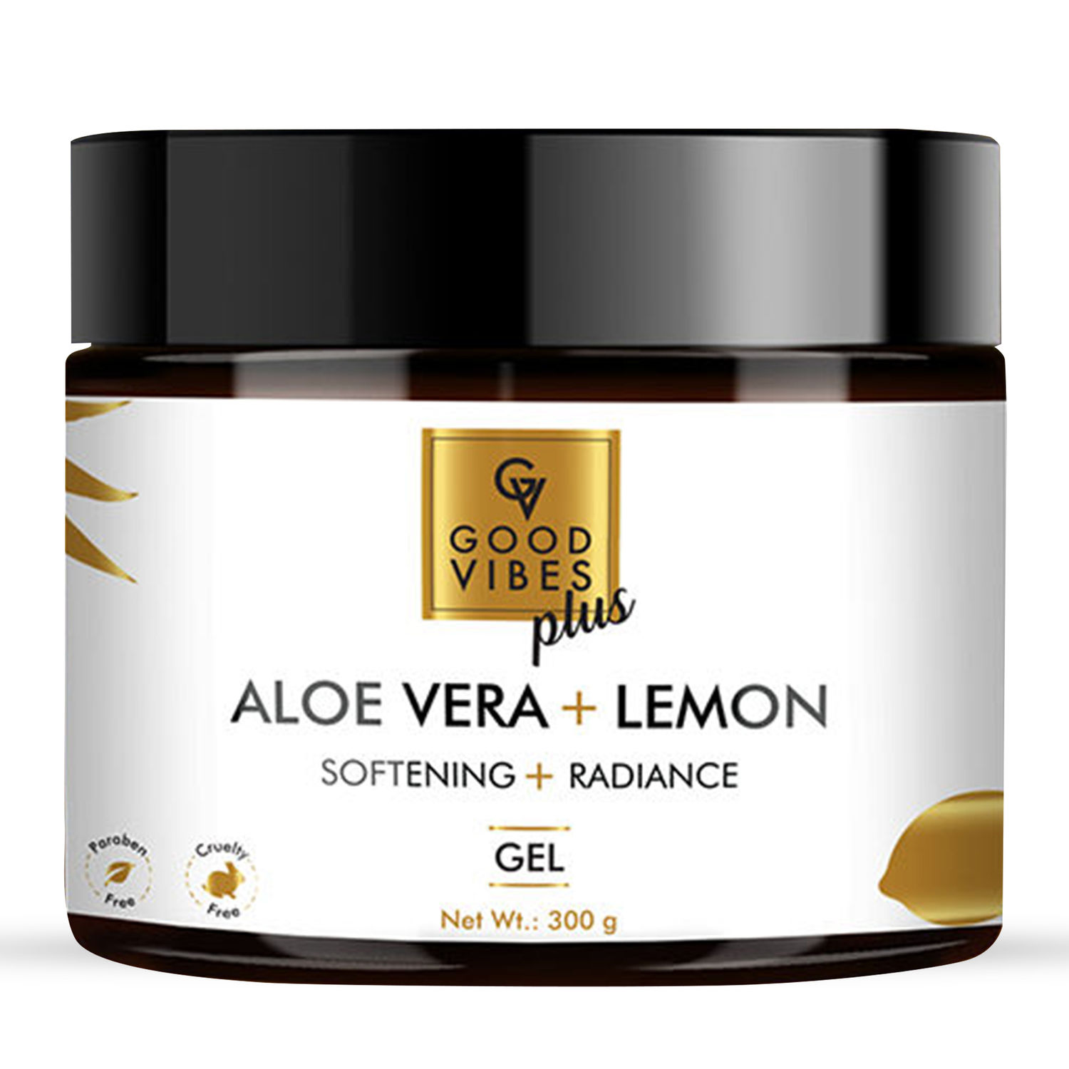 Buy Good Vibes Plus Softening + Radiance Gel - Aloe Vera + Lemon (300 gm) - Purplle