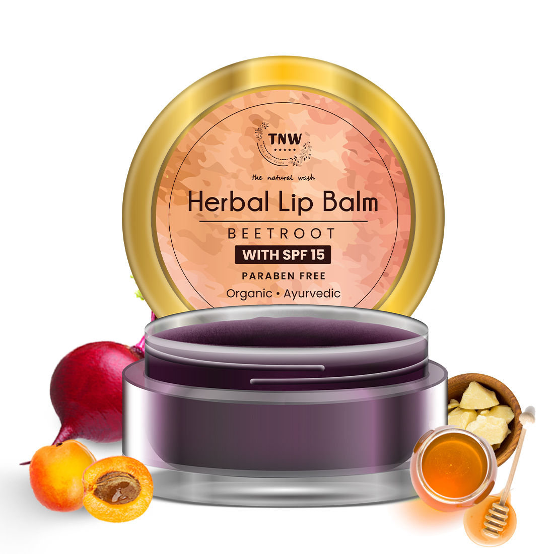 Buy TNW - The Natural Wash Beetroot Lip Balm For Soft And Subtle Lips (5 g) - Purplle