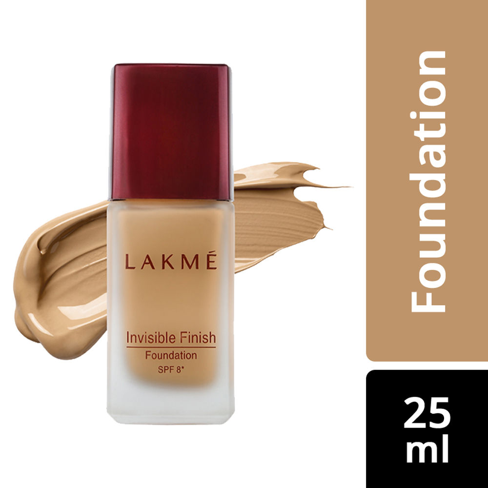 Buy Lakme Invisible Finish SPF 8 Foundation - Shade 02 (25 ml) - Purplle