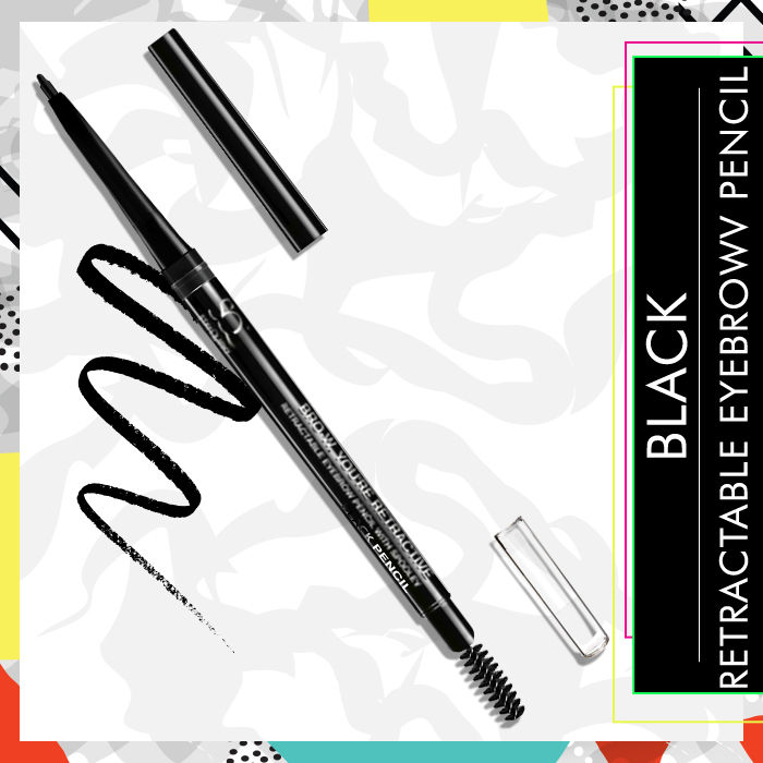 Buy Stay Quirky Bro-w You're Retractive Retractable Eyebrow Pencil with Spoolie Black pencil| For Fuller Brows| Smudge Free (0.25 g) - Purplle