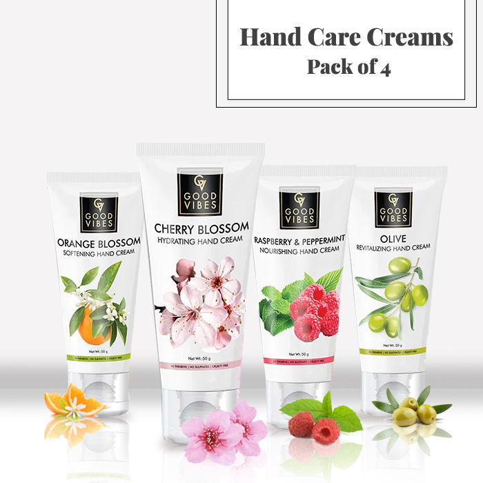 Buy Good Vibes Hand Care Creams - Pack of 4 - Purplle