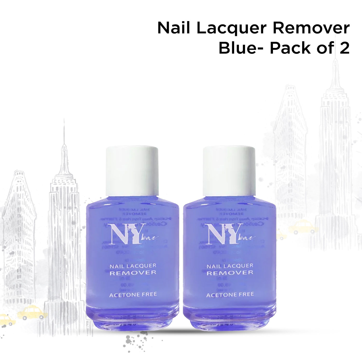 Buy NY Bae Nail Lacquer Remover - Violet (30 ml) - Pack of 2 (30 ml X 2) - Purplle