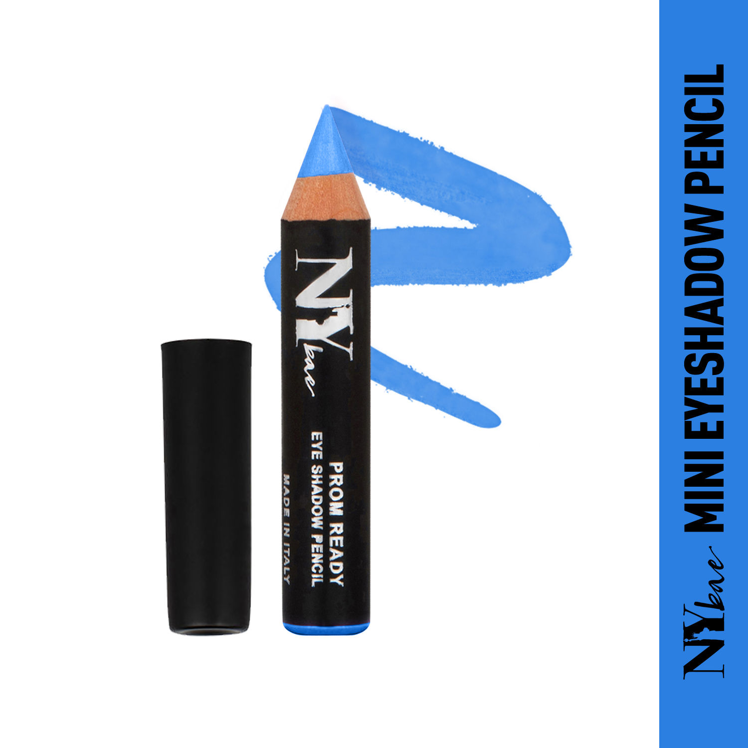 Buy NY Bae Prom Ready - Low V Neck 10 (1.5 g) | Mini Eyeshadow Pencil | Blue | Glitter Finish | Enriched With Coconut Oil | Highly Pigmented | Lightweight | Lasts Upto 8 Hours | Easily Blendable | Cruelty Free - Purplle
