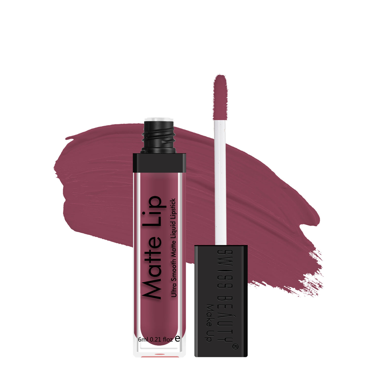 Buy Swiss Beauty Ultra Smooth Matte Lip Liquid Lipstick Color Stay - Berry (6 ml) - Purplle