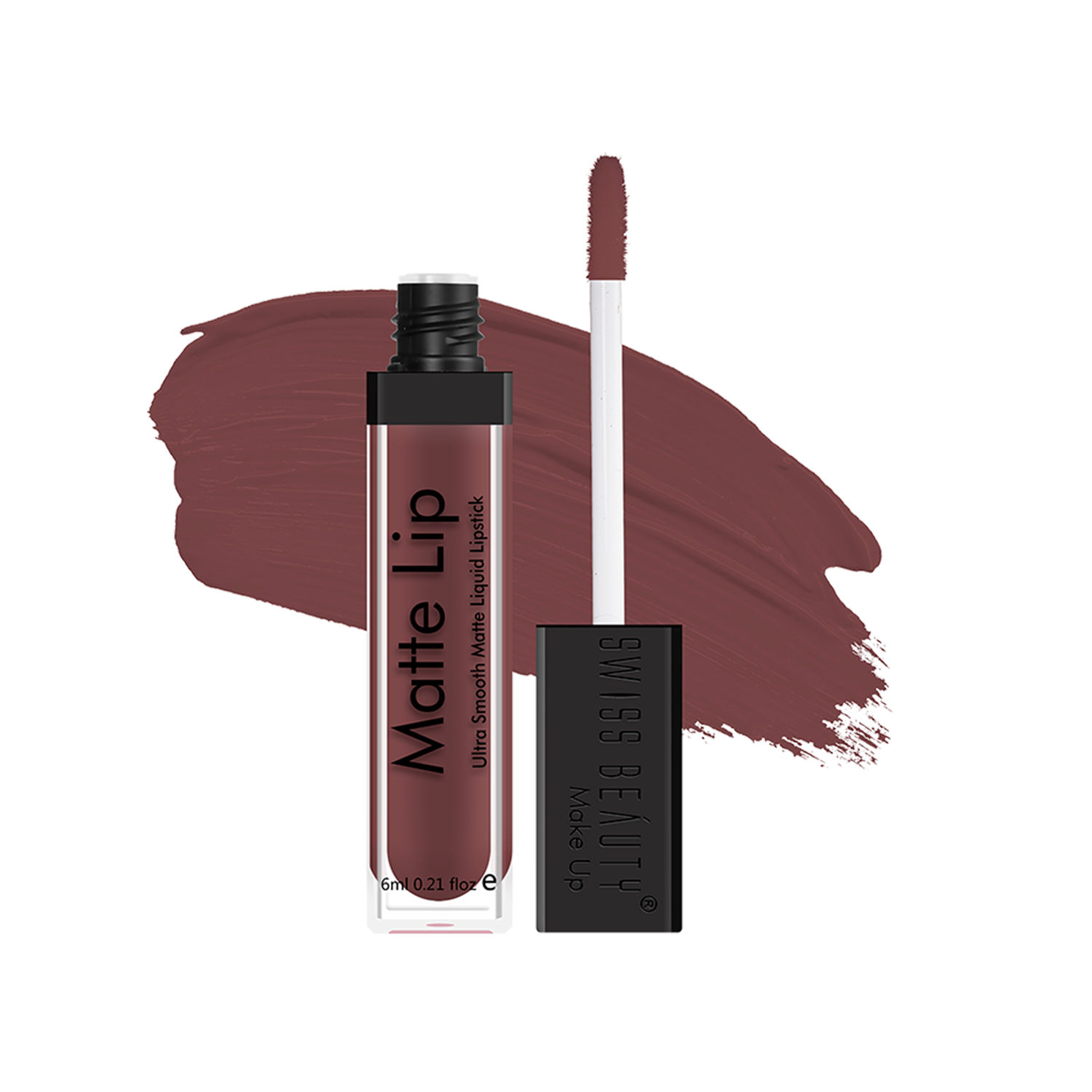 Buy Swiss Beauty Ultra Smooth Matte Lip Liquid Lipstick Color Stay - Cookie (6 ml) - Purplle
