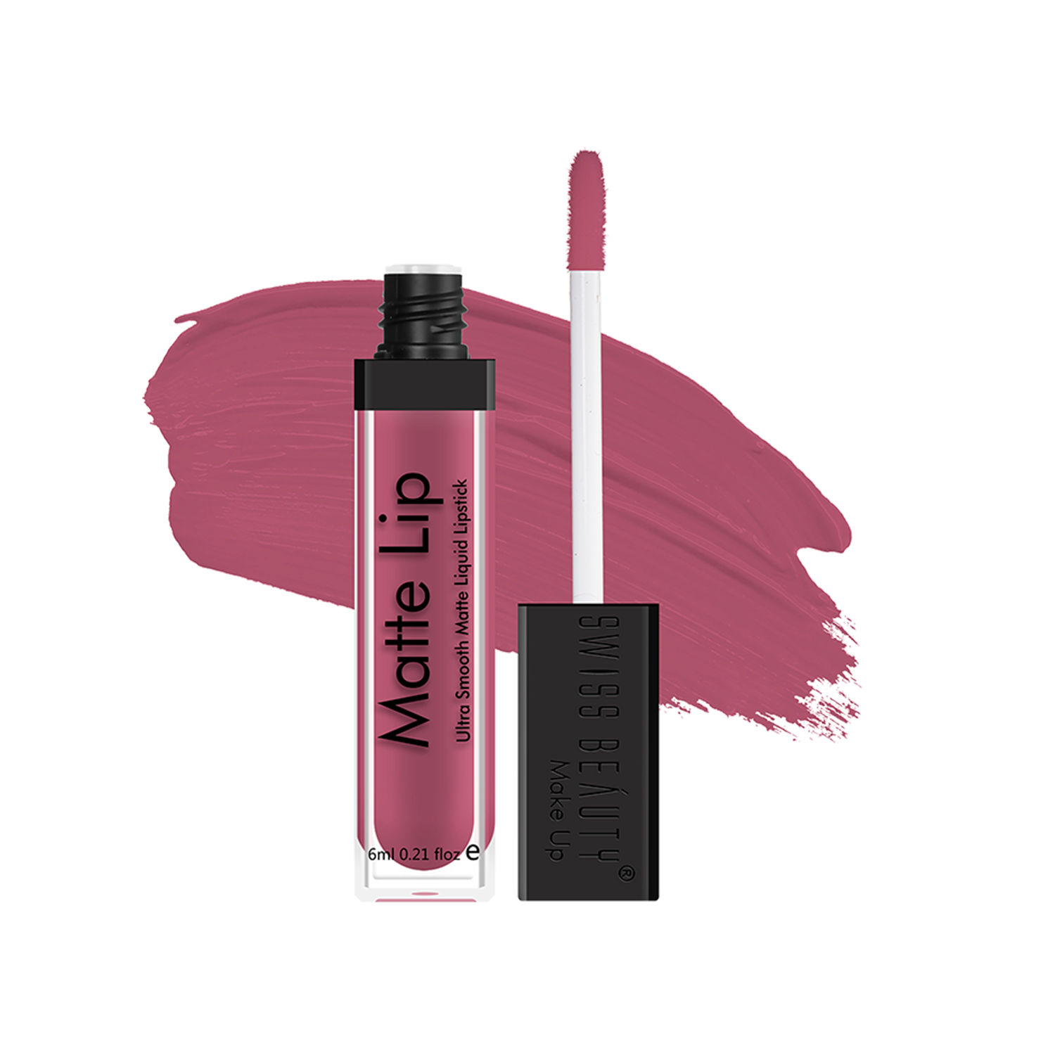 Buy Swiss Beauty Ultra Smooth Matte Lip Liquid Lipstick Color Stay - Mauve Pink (6 ml) - Purplle