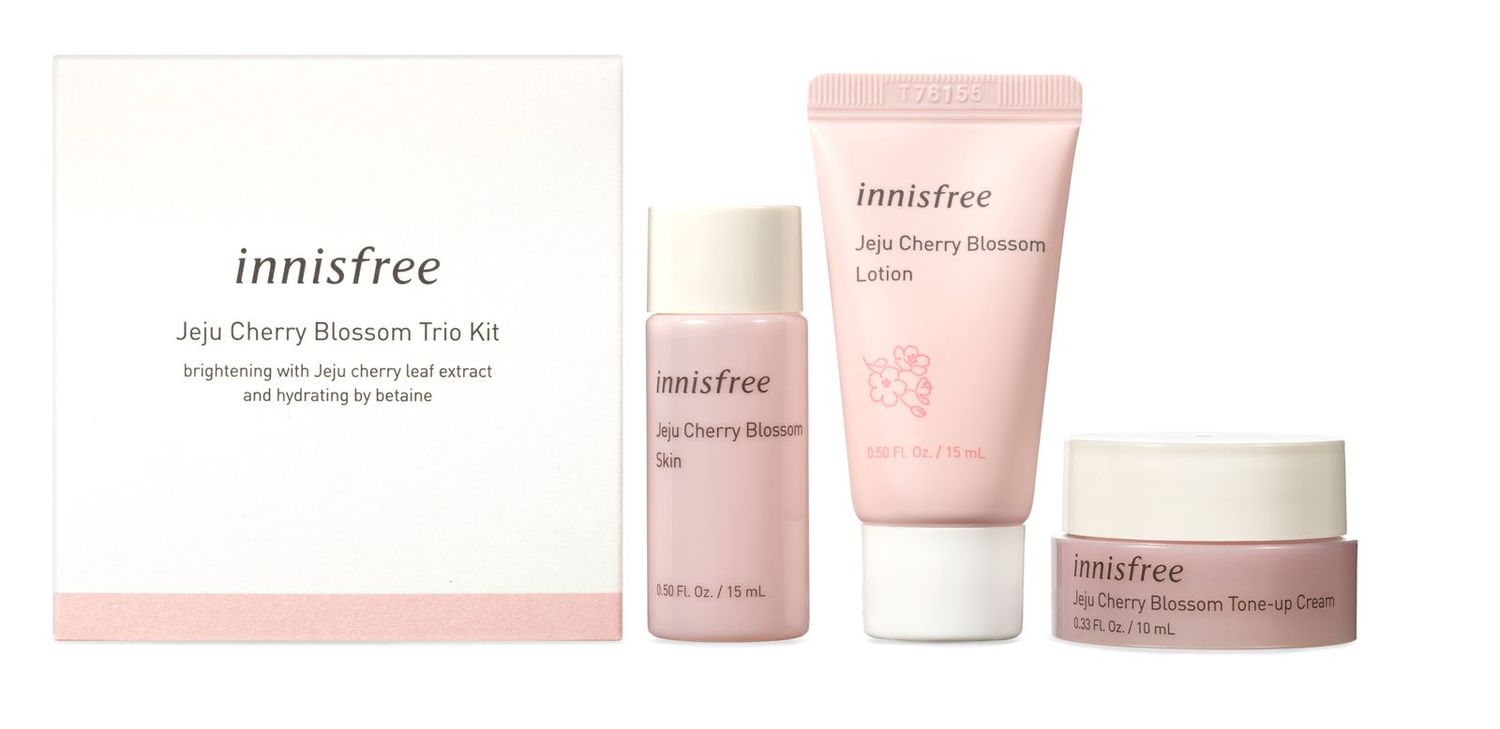 Buy Innisfree Cherry Blossom Trio Kit - Purplle