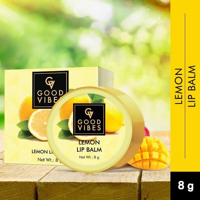 Buy Good Vibes Lip Balm - Lemon 8 g - Purplle