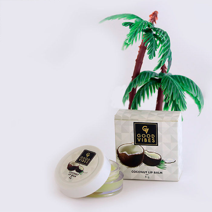 Buy Good Vibes Lip Balm - Coconut 8 g - Purplle
