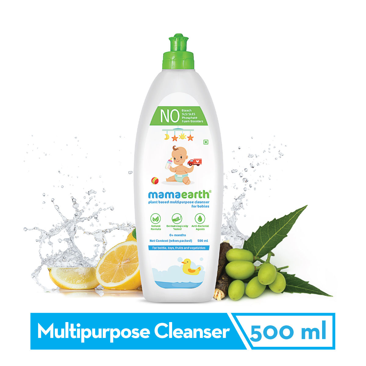 Buy Mamaearth Plant-Based Multi Purpose Cleanser For Babies (500 ml) - Purplle
