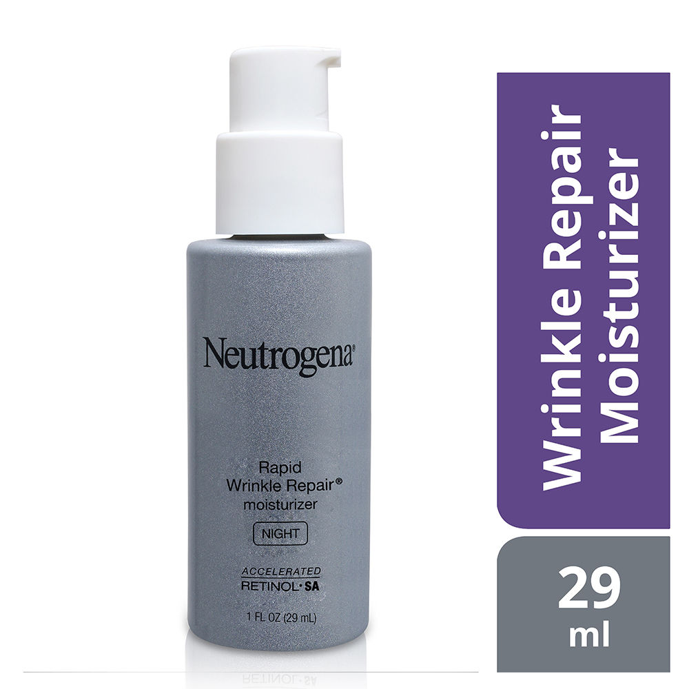 Buy Neutrogena Rapid Wrinkle Repair Night Moisturizer (29 ml) - Purplle