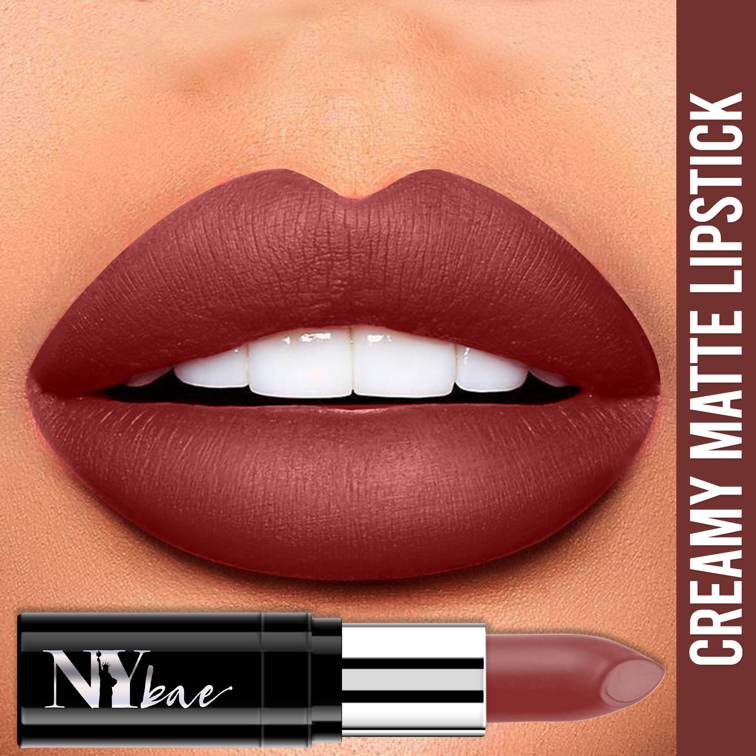 Buy NY Bae LipstickA  Creamy MatteA  Nude - Joey Doesn't Share LipstickA  15 (4.2 gm) - Purplle