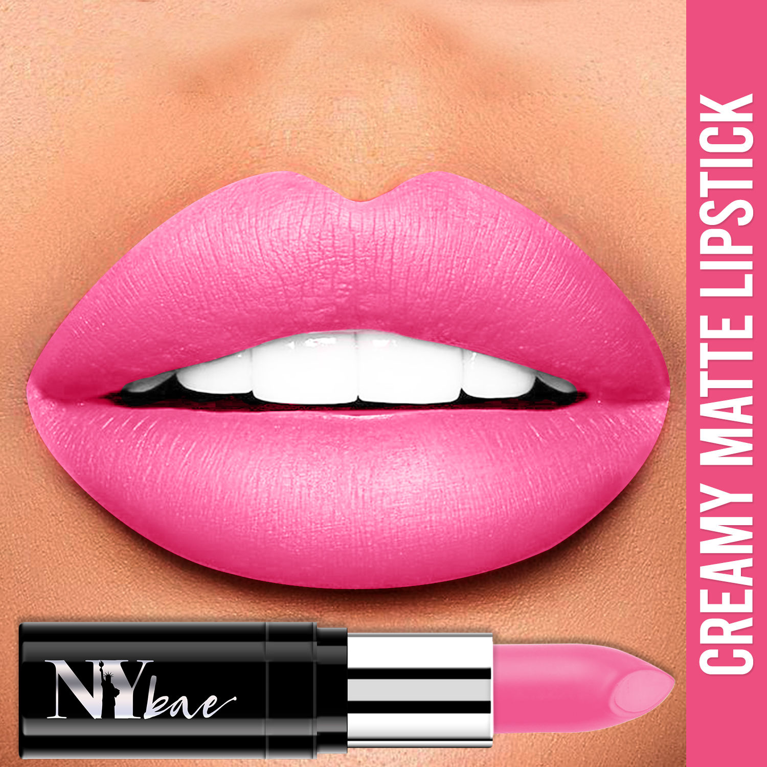 Buy NY Bae Lipstick  Creamy Matte  Pink - Meet me in Midtown 34 - Purplle