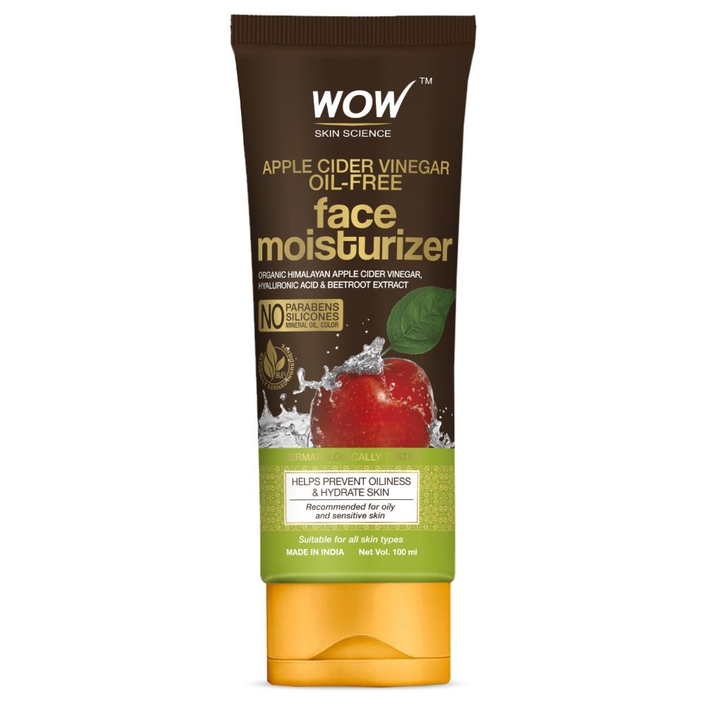 Buy WOW Skin Science Apple Cider Vinegar Moisturizer - For Normal/Oily and Acne Prone Skin - No Parabens, Silicones, Mineral Oil, Color, 100 ml - Purplle