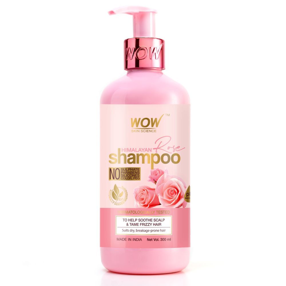 Buy WOW Skin Science Himalayan Rose Shampoo (300 ml) - Purplle