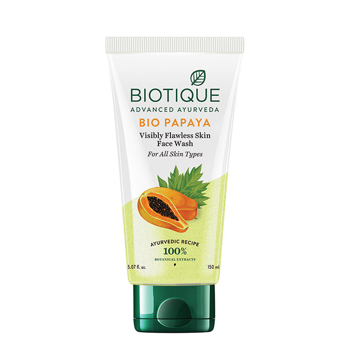 Buy Biotique Bio Papaya Visibly Flawless Skin Face Wash (150 ml) - Purplle