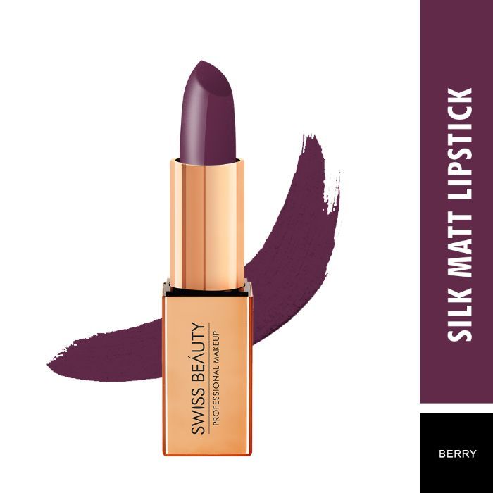 Buy Swiss Beauty - Matte Lipstick 6 Berry (3.5 g) - Purplle