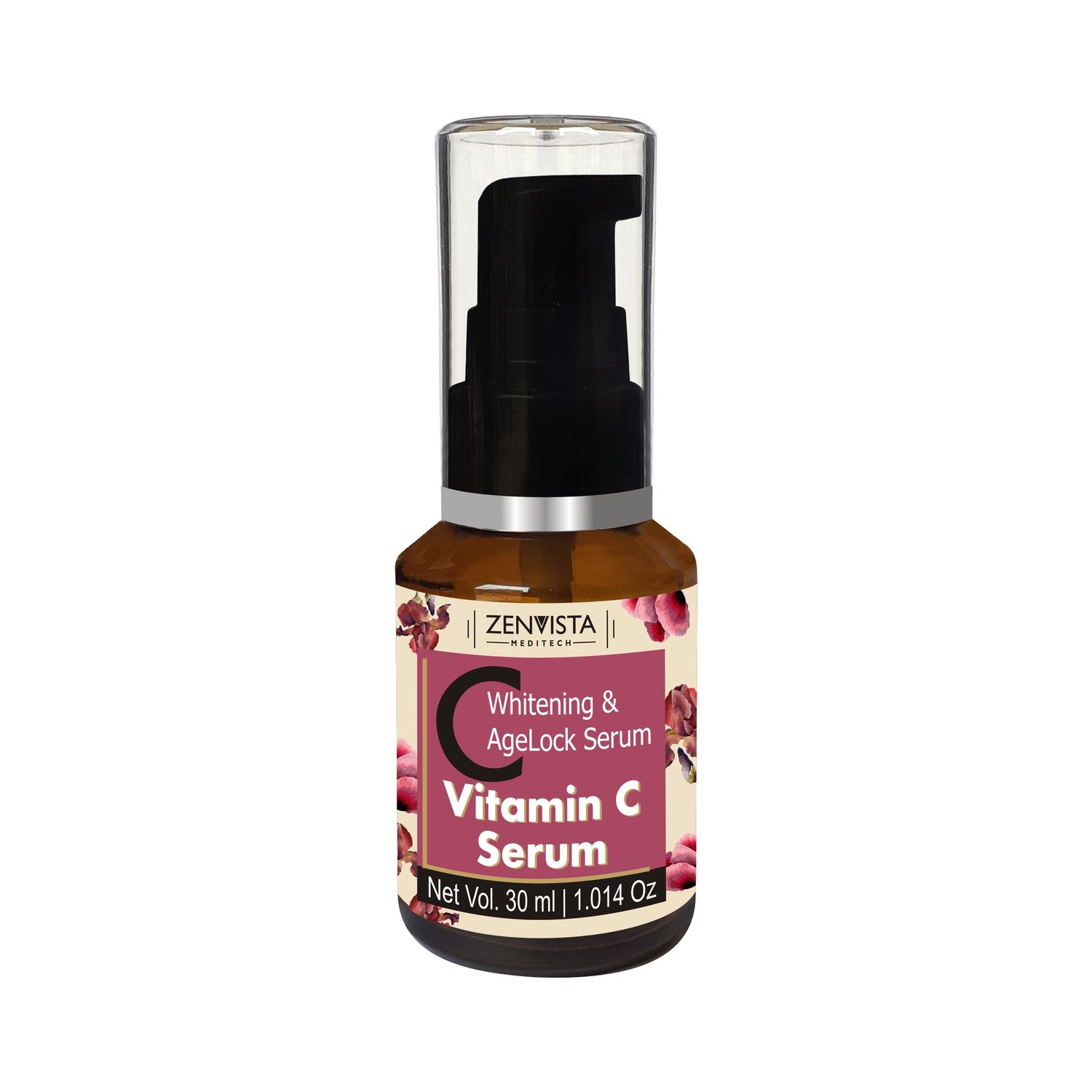 Buy Zenvista Vitamin C 20% + Glutathione, Ferulic Acid & Lumifera Peony Professional Serum (30 ml) - Purplle