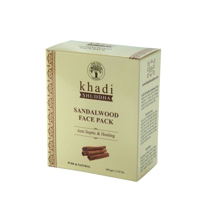 Buy Khadi Shuddha Sandalwood Face Pack - Anti Septic And Healing - Purplle