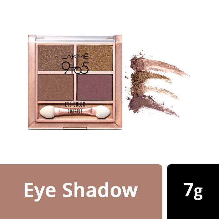 Buy Lakme 9 To 5 Eye Quartet Eyeshadow - Mystic Nudes (7 g) - Purplle