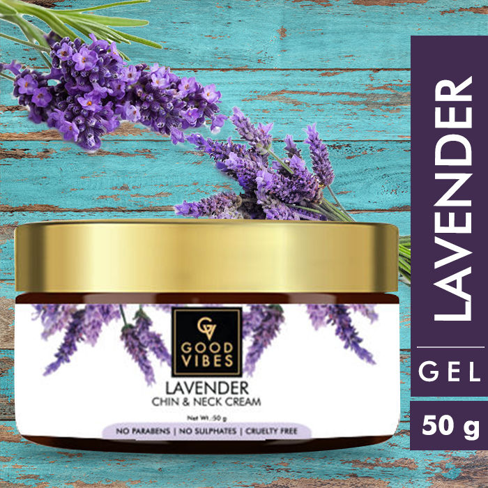 Buy Good Vibes Chin and Neck Skin Firming and Tightening Cream - Lavender (50 g) - Purplle