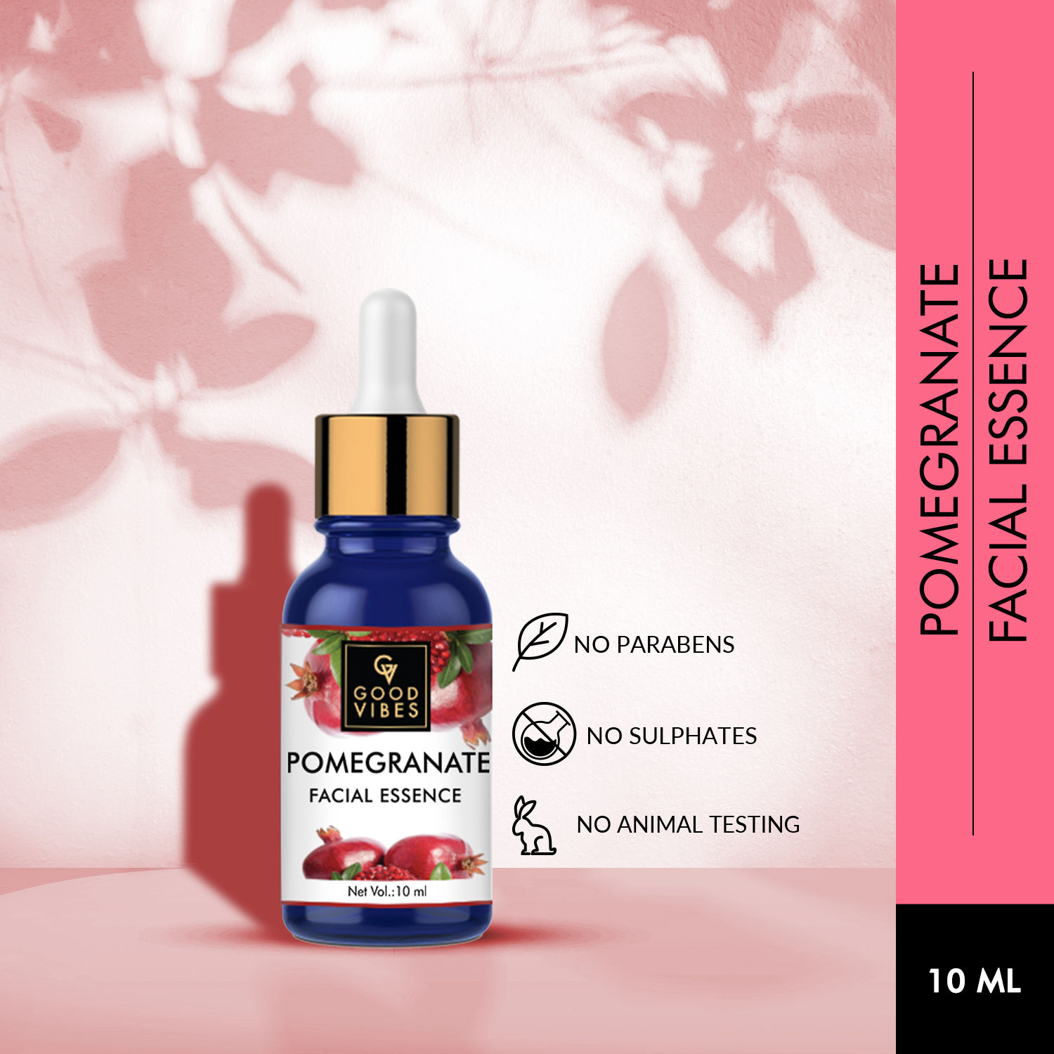 Buy Good Vibes Facial Essence - Pomegranate 10 ml - Purplle