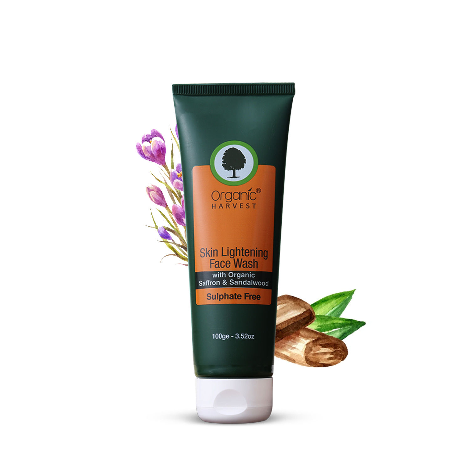 Organic harvest face on sale wash