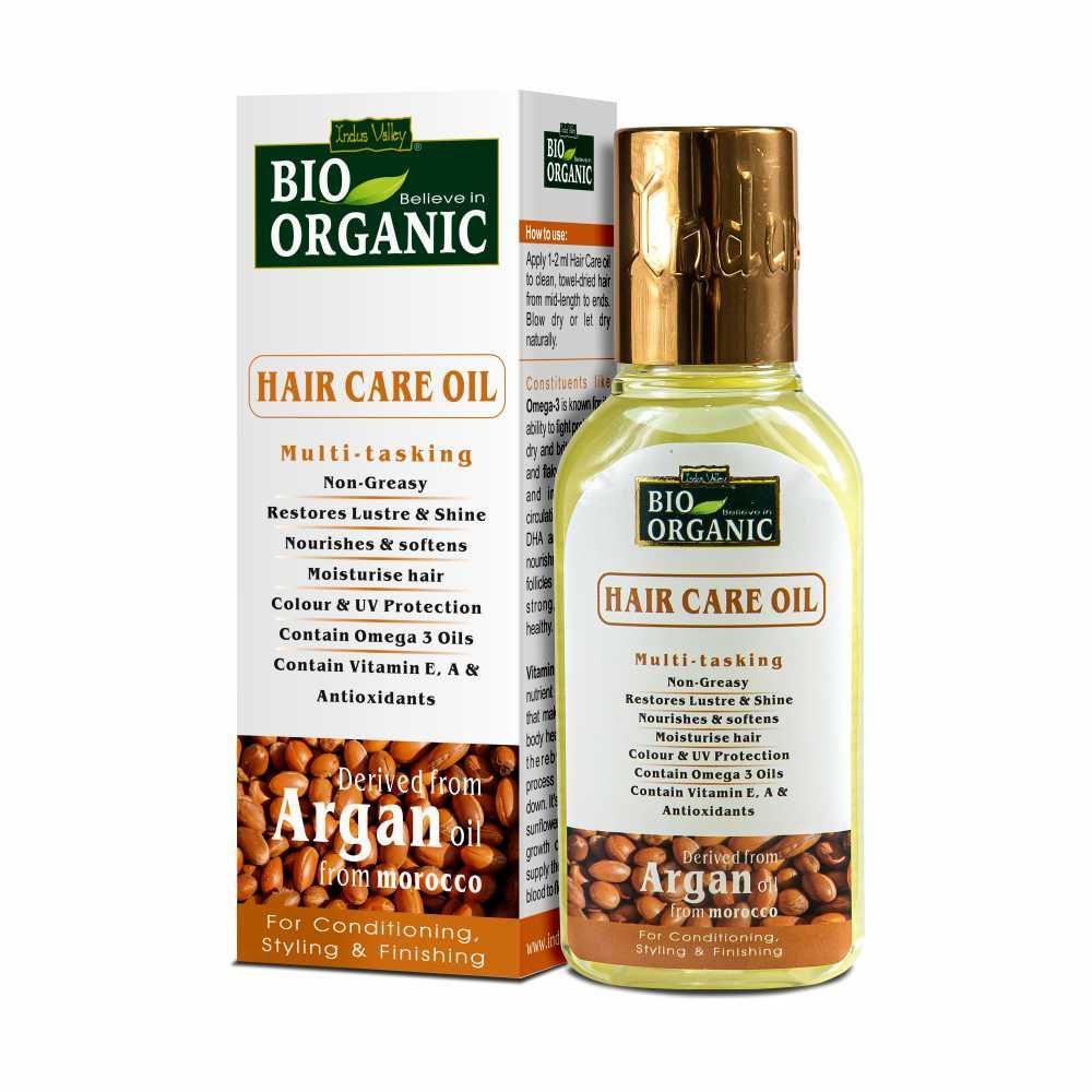 Buy Indus Valley Bio Organic Argan Moroccon Oil (60 ml) - Purplle