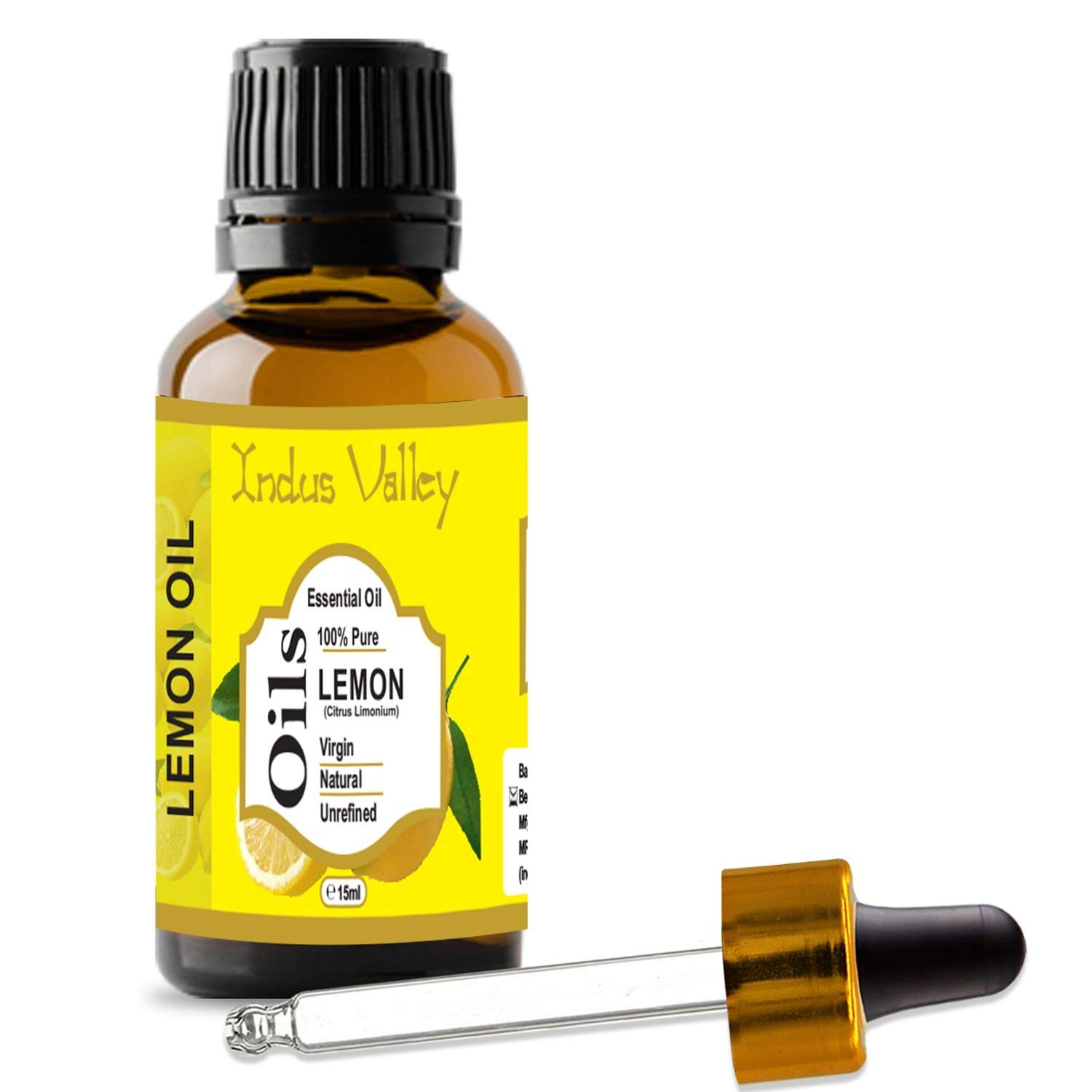 Buy Indus Valley Bio Organic Lemon Essential Oil (15 ml) - Purplle