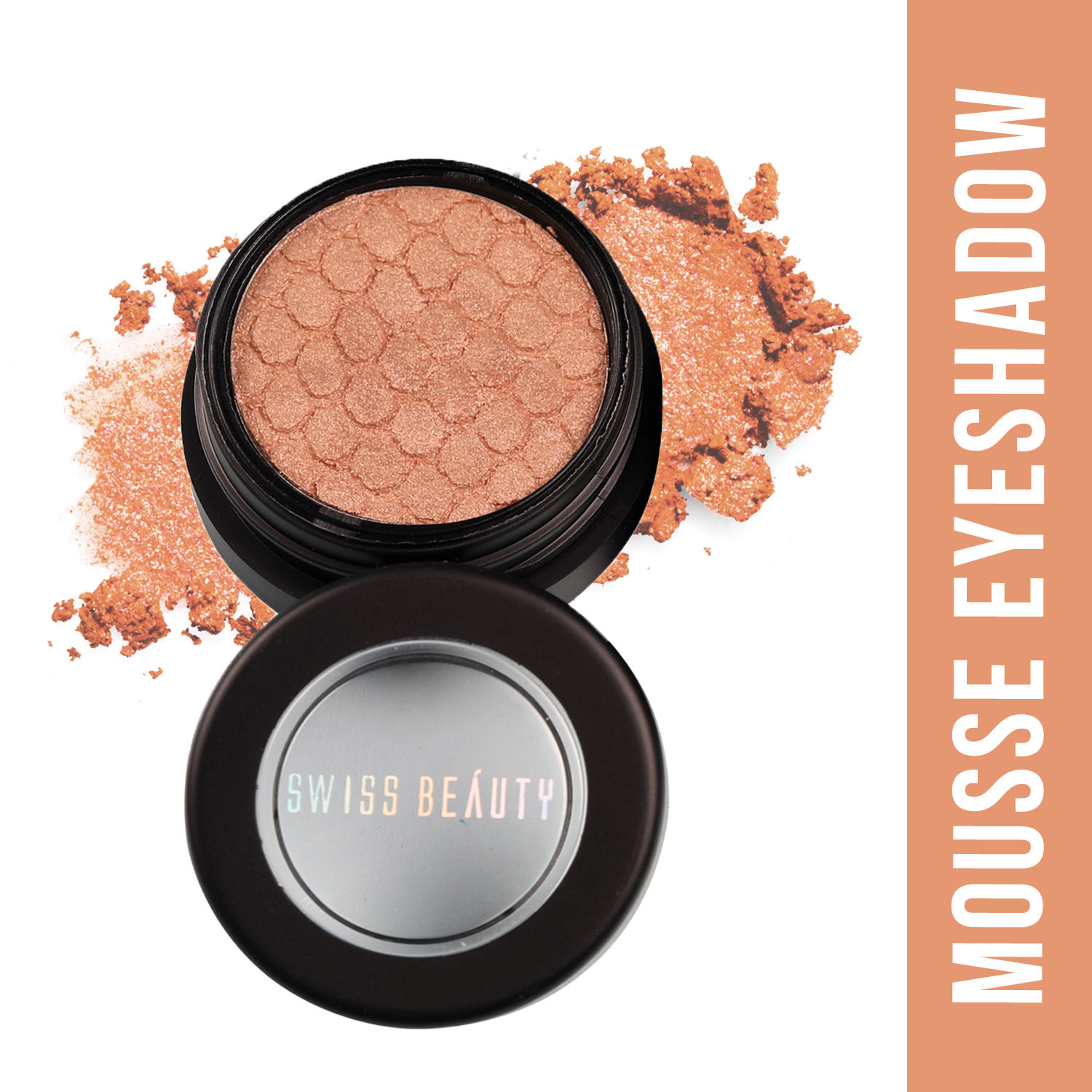 Buy Swiss Beauty Mousse Eyeshadow - Peach-Gold (2 g) - Purplle