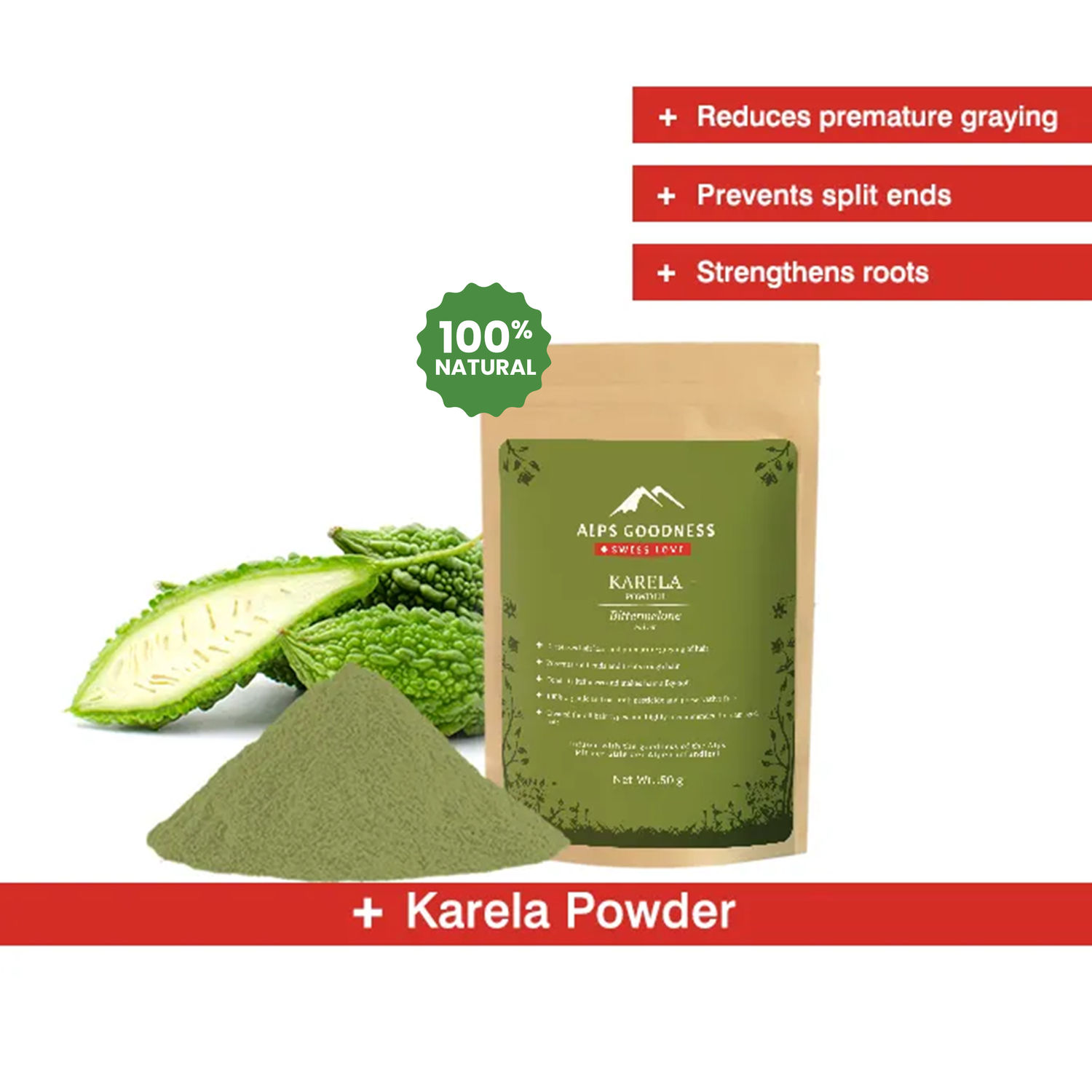 Buy Alps Goodness Powder - Karela (50 g) - Purplle