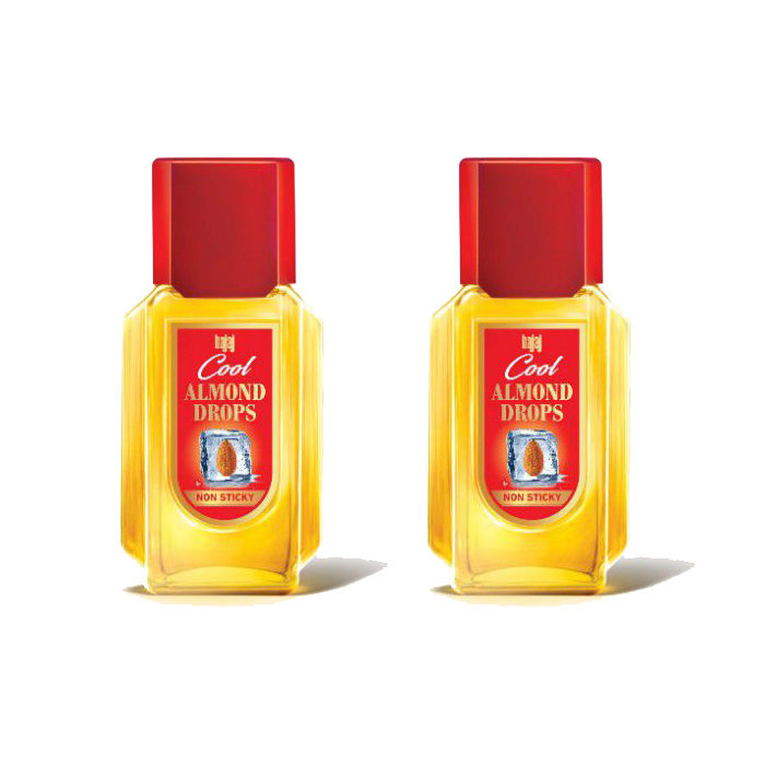 Buy Bajaj Cool Almond Drops Hair oil (95 ml) Pack of 2 - Purplle