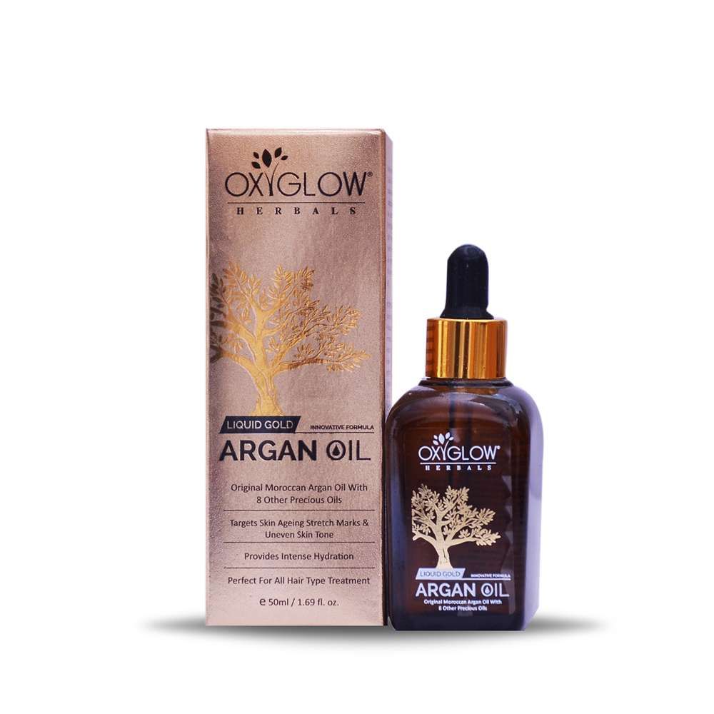 Buy OxyGlow Herbals Argan Oil,50ml, Nourishes,Conditions&Prevents Hairloss - Purplle