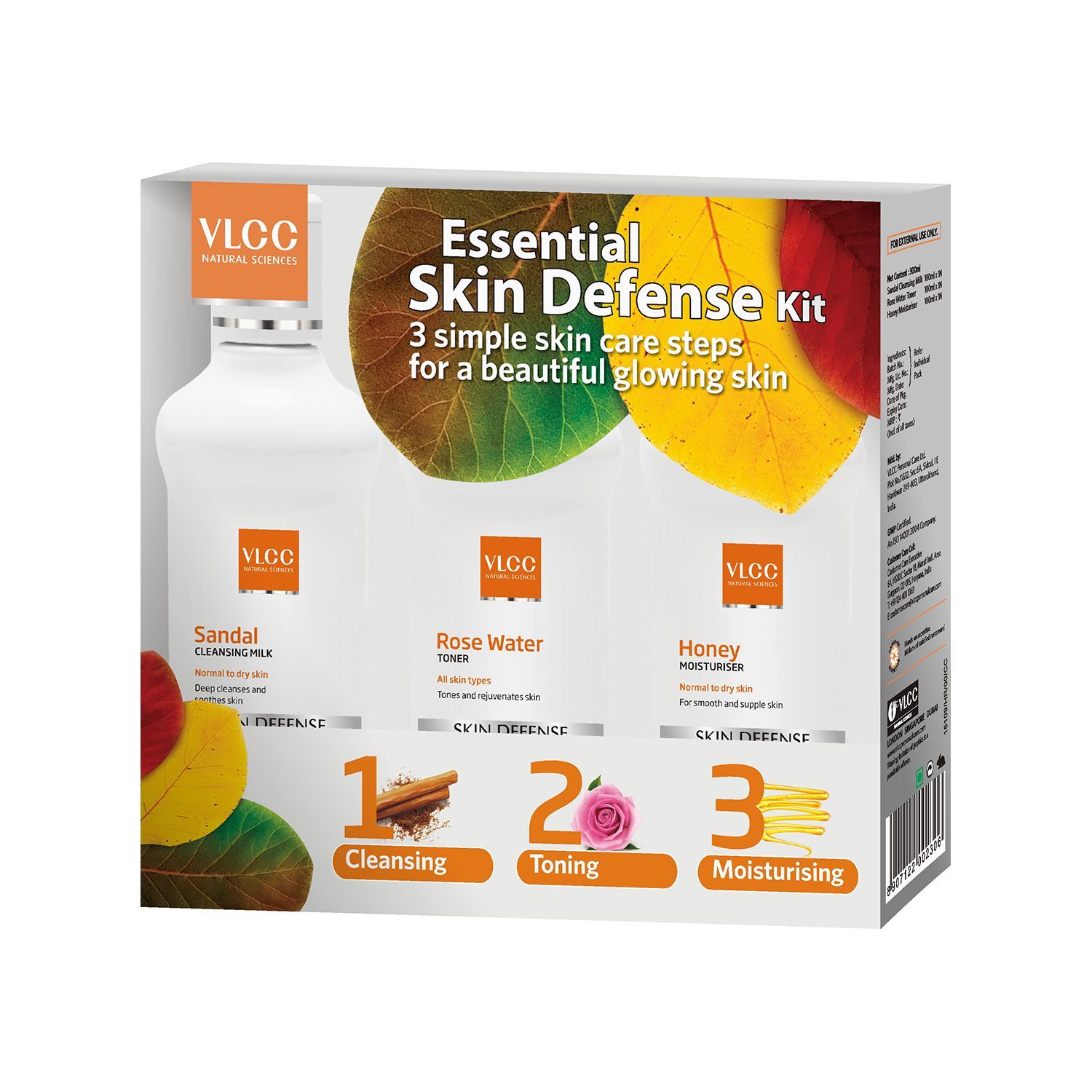 VLCC Sandal Cleansing Milk & Salon Series Anti-Tan Facial Kit