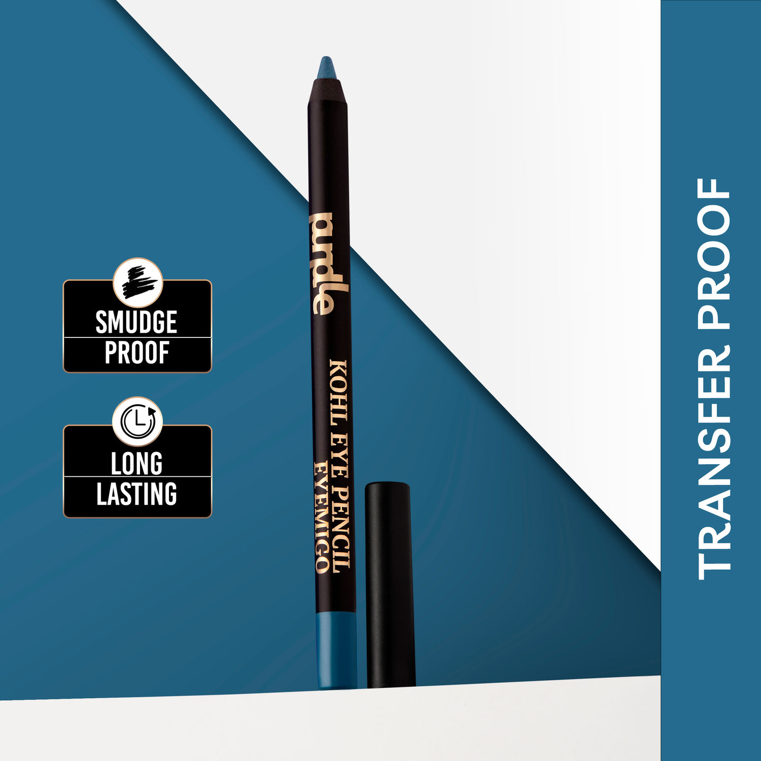 Buy Purplle Eyemigo Kohl Eye Pencil - Blue | Long Lasting | Pigmented | Water Resistent | Smudge Proof | Transfer Proof | Easy Application (1.2 g) - Purplle