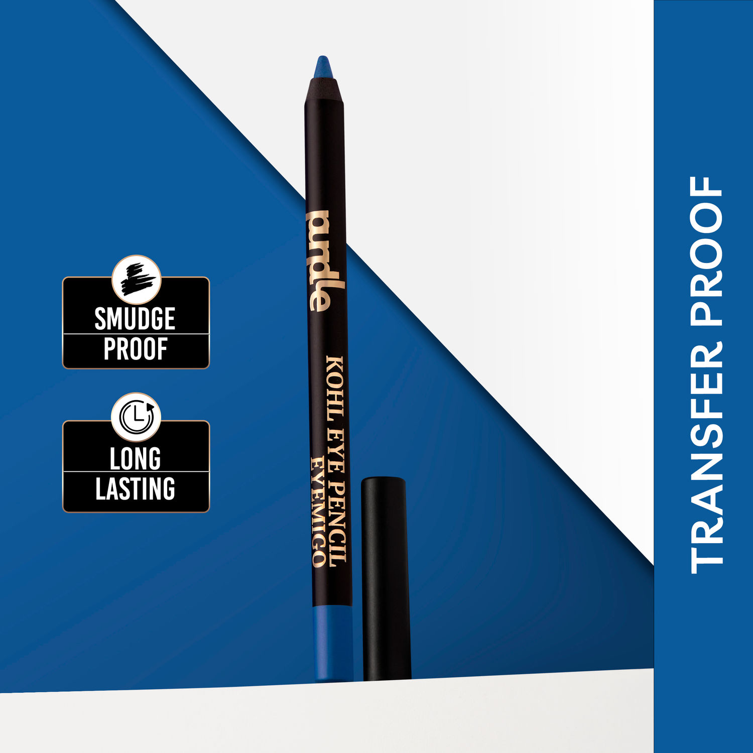 Buy Purplle Eyemigo Kohl Eye Pencil - Azure | Long Lasting | Pigmented | Water Resistent | Smudge Proof | Transfer Proof | Easy Application (1.2 g) - Purplle
