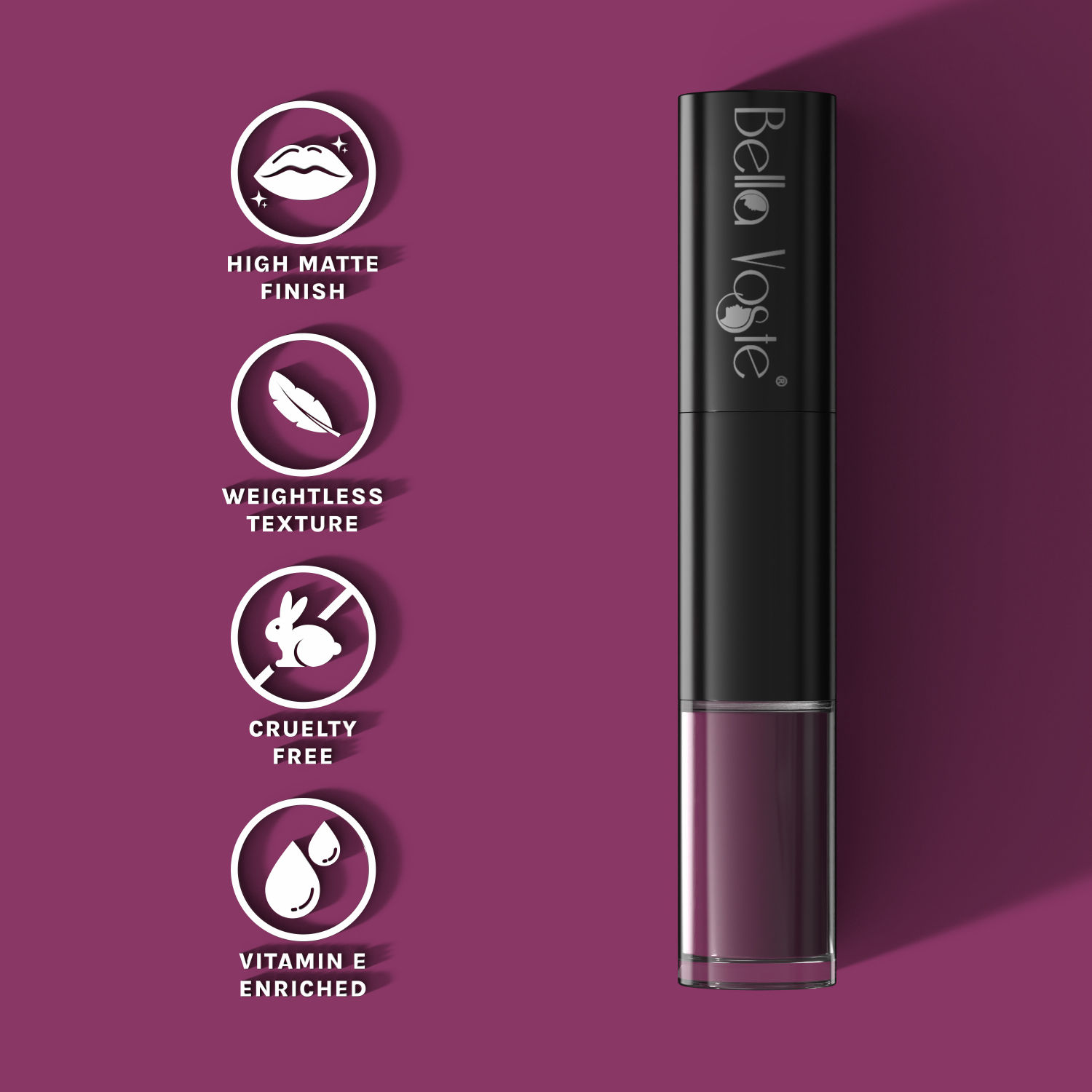 Buy Bella Voste Prime & Pout Liquid Lipstick , Dream Alert (02) (1.1 g) & (1.6 ml) - Purplle