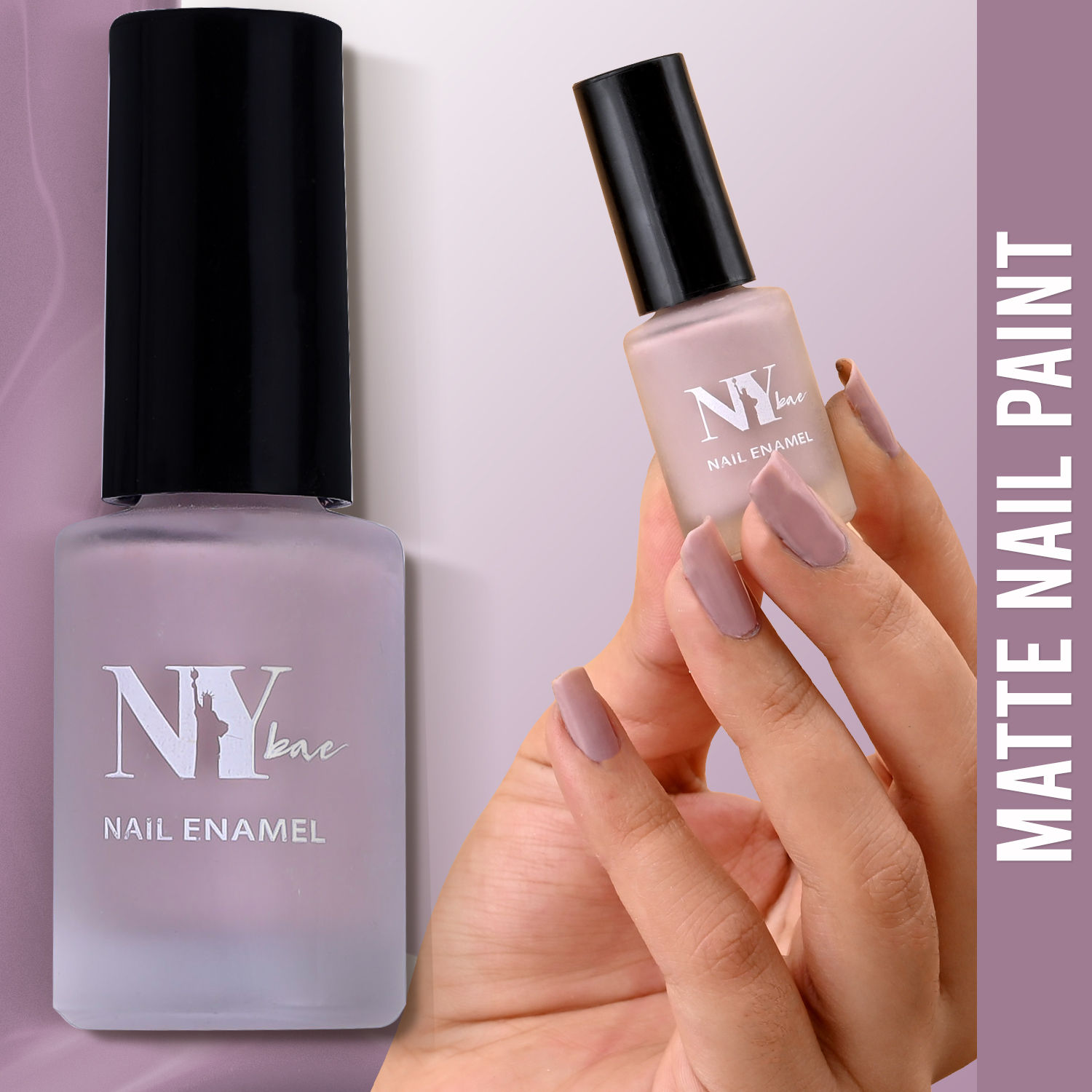Buy NY Bae Matte Nail Enamel - Pasta Primavera 14 (6 ml) | Purple Pink | Rich Pigment | Chip-proof | Long lasting | Full Coverage | Cruelty Free - Purplle
