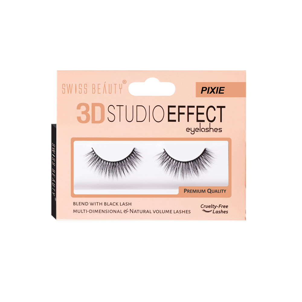 Buy Swiss Beauty 3D Studio Effect Eyelashes - Pixie - Purplle