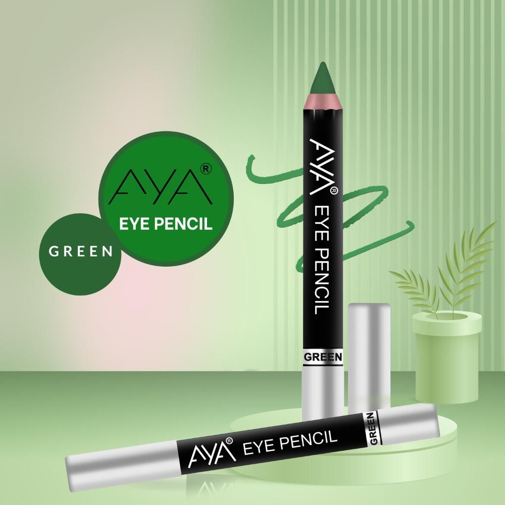 Buy AYA Eye Pencil For Eye Liner / Kajal - Green - Purplle