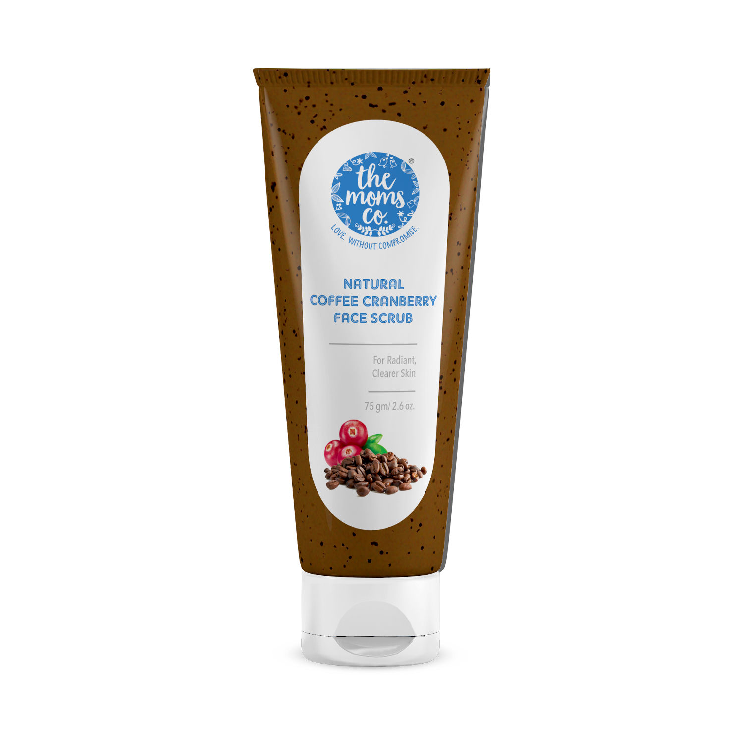 Buy The Moms Co. Natural Cranberry Coffee Face Scrub (75 g) - Purplle