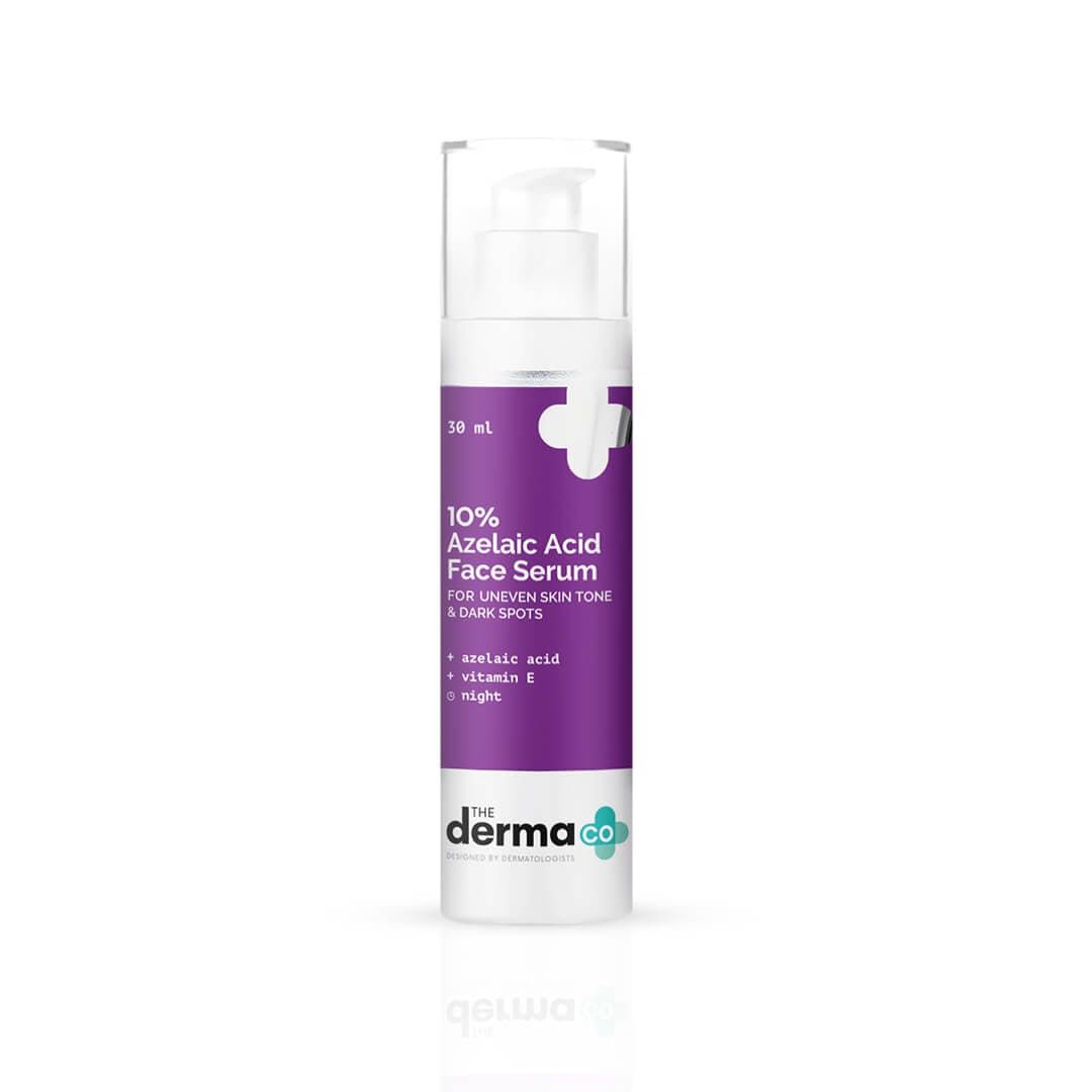 Buy The Derma co. 10% Azelaic Acid Face Serum for Uneven Skin Tone & Dark Spots - Purplle