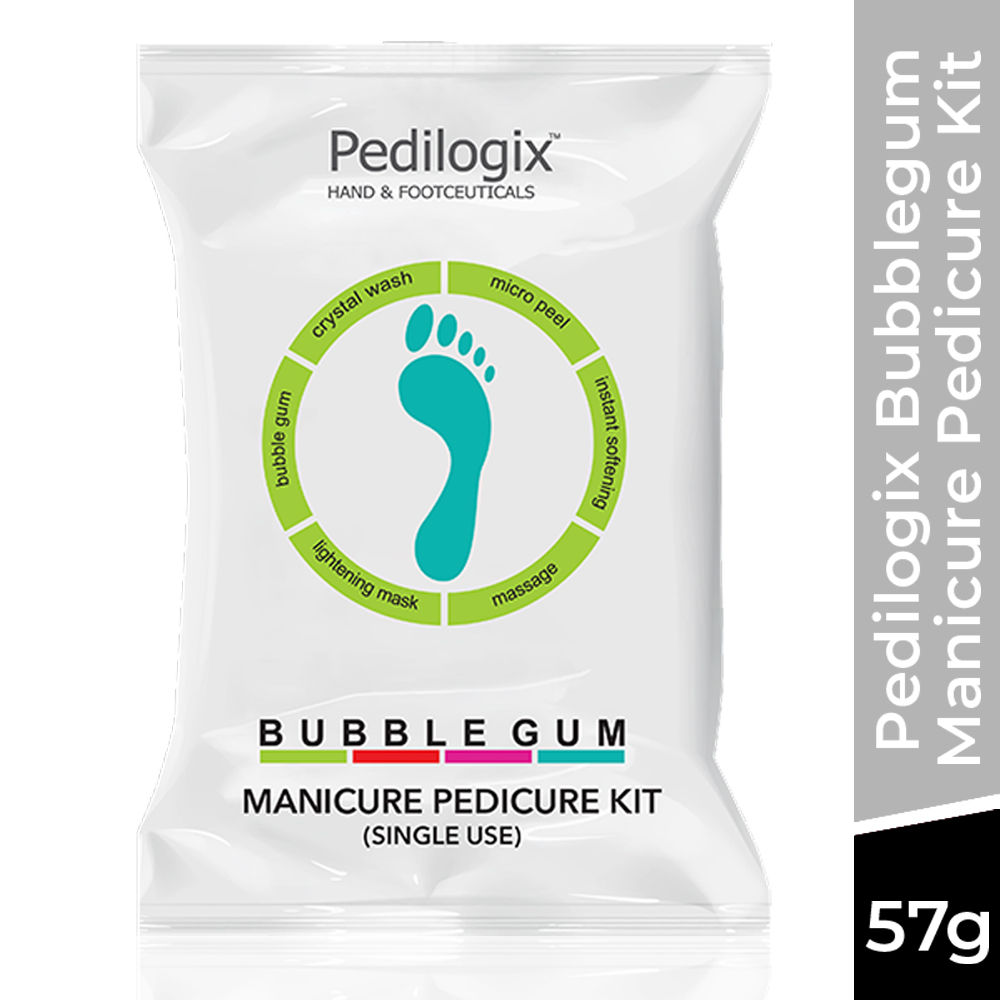 Buy O3+ Pedilogix Bubble Gum Manicure Pedicure Kit(57gm) - Purplle