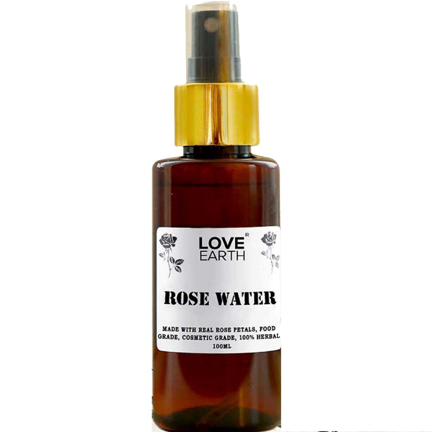 Buy Love Earth Rose Water Face Mist with real Rose Petals 100ml - Purplle