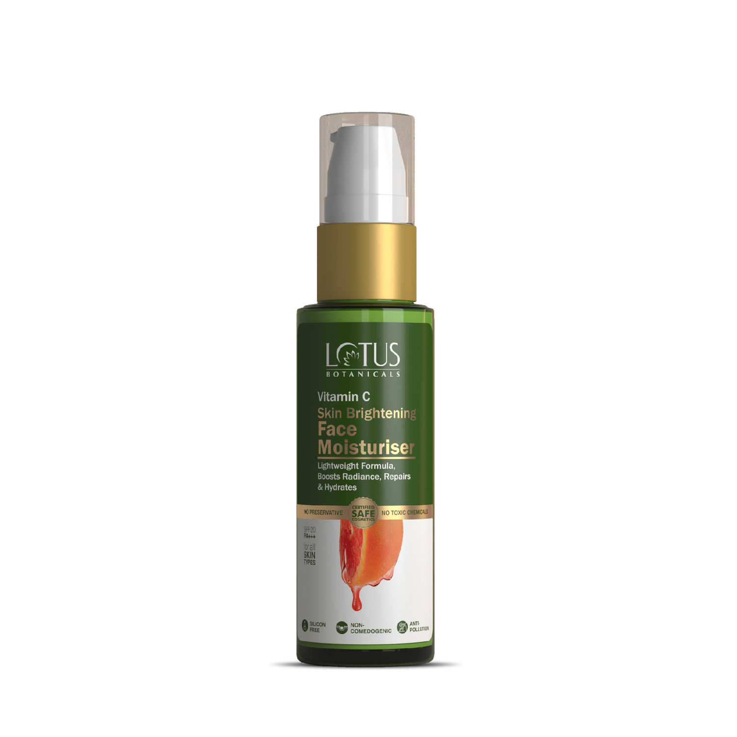 Buy Lotus Botanicals Skin Brightening Face Moisturiser | Vitamin C | SPF 20 | PA+++ | Sulphate, Silicon & Chemical Free Face Cream | All Skin Types | 45g - Purplle