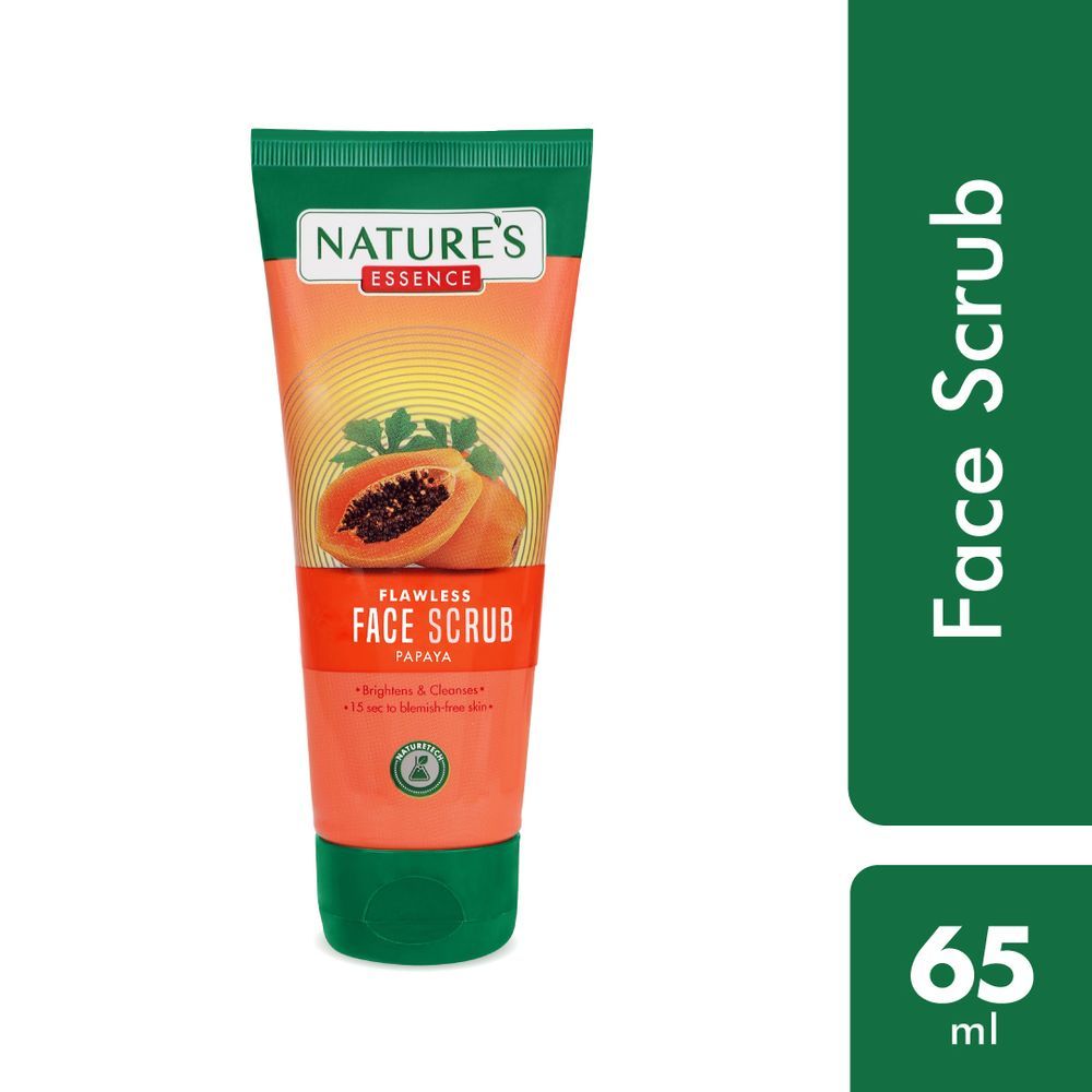 Buy Nature's Essence Flawless Papaya Face Scrub, 65 ml - Purplle